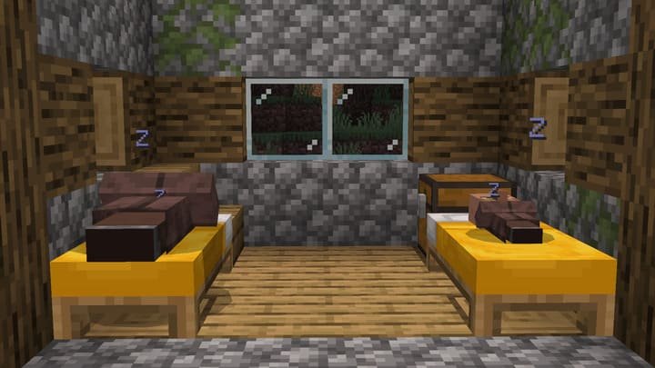 эффекты сна в Майнкрафт ПЕ (Бедрок)