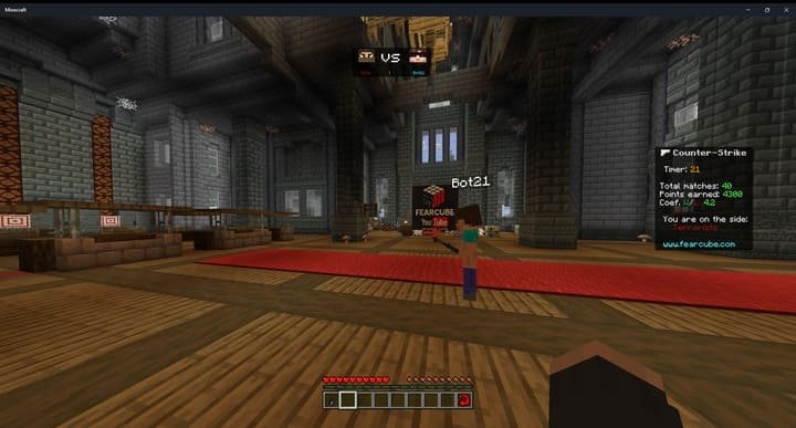 Лобби карты Counter strike в Minecraft PE (Bedrock)