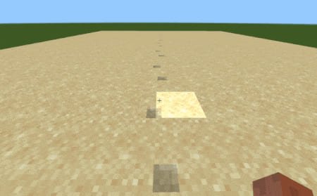 Постепенное исчезновение следов в Minecraft PE (Bedrock)