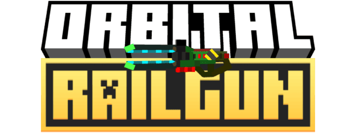Логотип мода Orbital Railgun для Minecraft PE (Bedrock)
