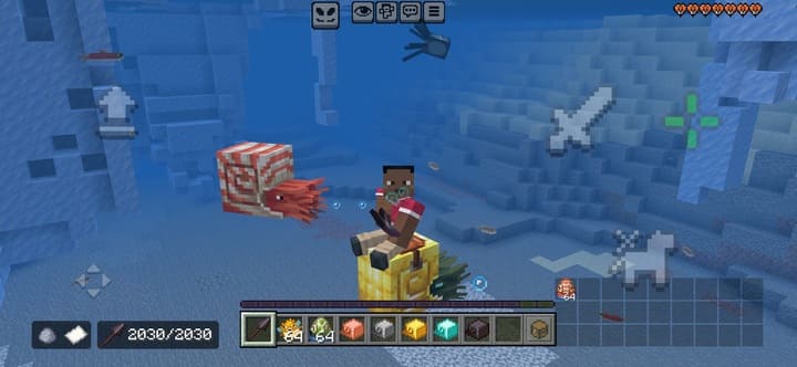 Наутилусы майнкрафт бедрок