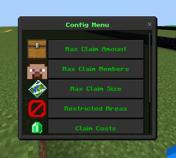 Управление админами границ приватной территории в Minecraft PE (Bedrock)