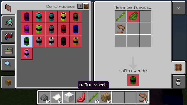 Крафт стола для фейерверков в Майнкрафт ПЕ (Бедрок)