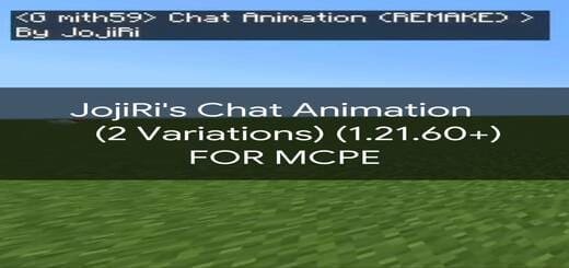 Превью для «Текстуры: Анимация чата [1.21; 26+]»