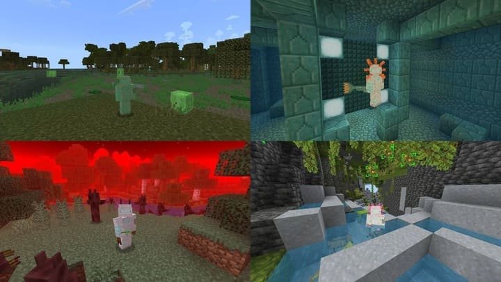 Вампиры, Эндермены и другие расы в моде 20+ Источников для Майнкрафт ПЕ (Бедрок)