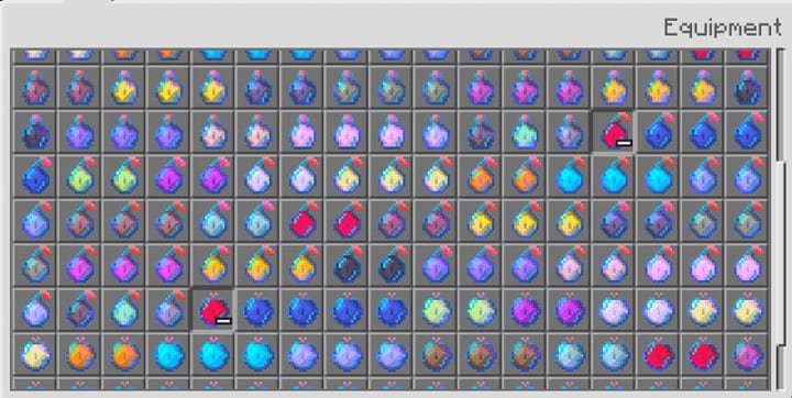 Рецепты новых зелий и фиалы в Minecraft PE (Bedrock)