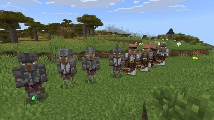 Солдаты и враги мода Средневековые пушки в Майнкрафт ПЕ (Бедрок)