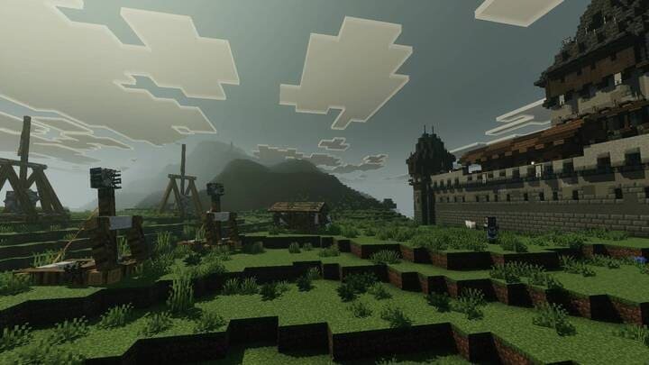 Катапульта, требушет и баллиста в Minecraft PE (Bedrock)