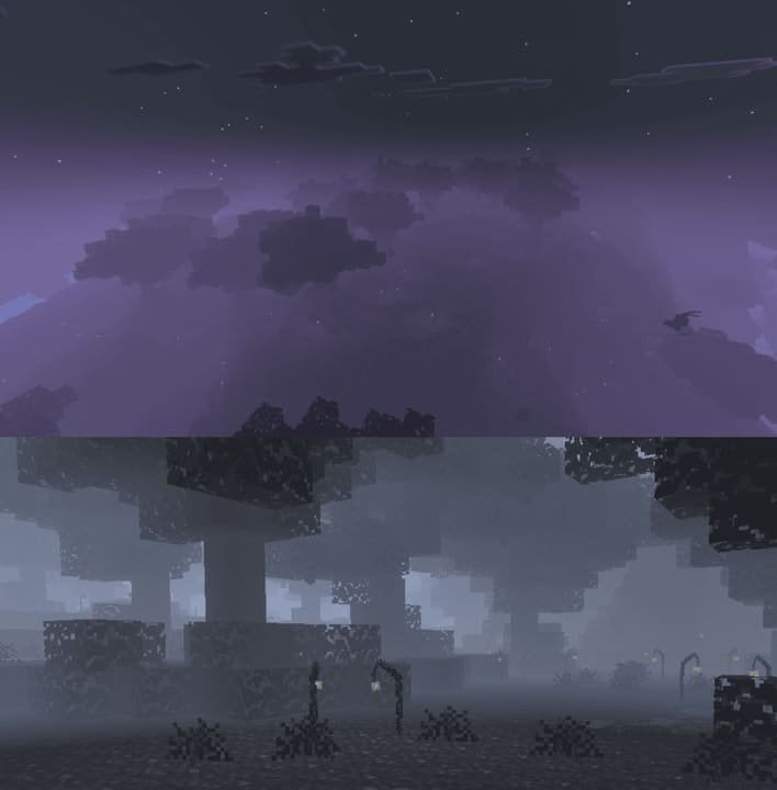 Биом отчаяния и новые структуры в Майнкрафт ПЕ (Бедрок)