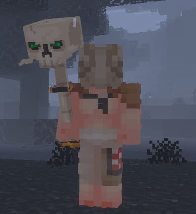 Босс Чернокнижник и его посох в Minecraft PE (Bedrock)