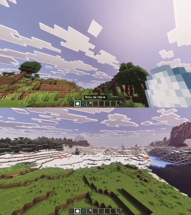 Кинематографическая камера для снарядов в Майнкрафт ПЕ (Бедрок)