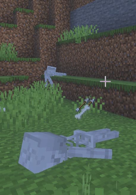 Взаимодействие с телами и меню настроек в Minecraft PE (Bedrock)