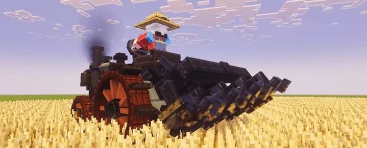 Обработка полей плугом и старинное оружие в Minecraft PE (Bedrock)